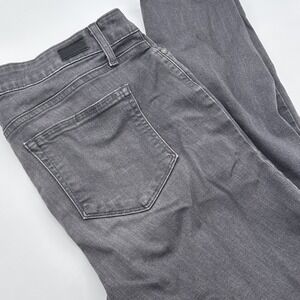 Paige Verdugo Ankle Jeans Womens 32 (FITS 33 X 29) Gray Tapered Leg Stretch